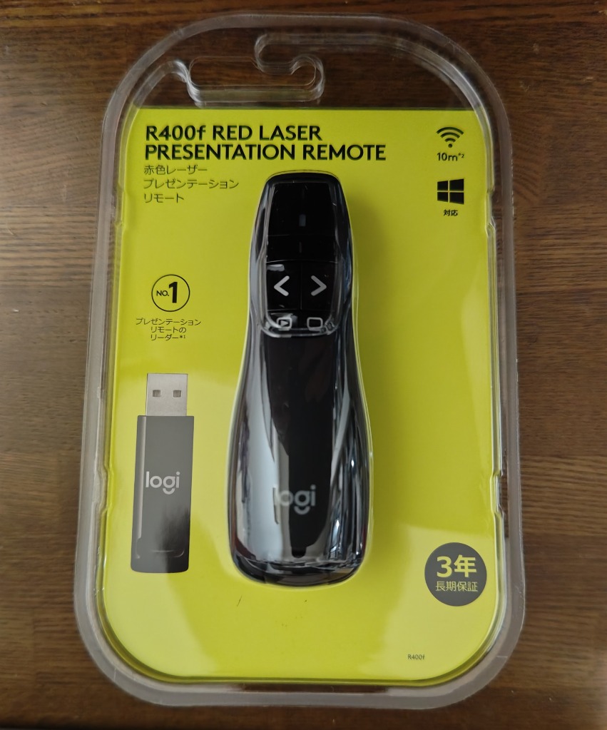 logicool ポインター ロジクール R400f ブラック 赤色 レーザー