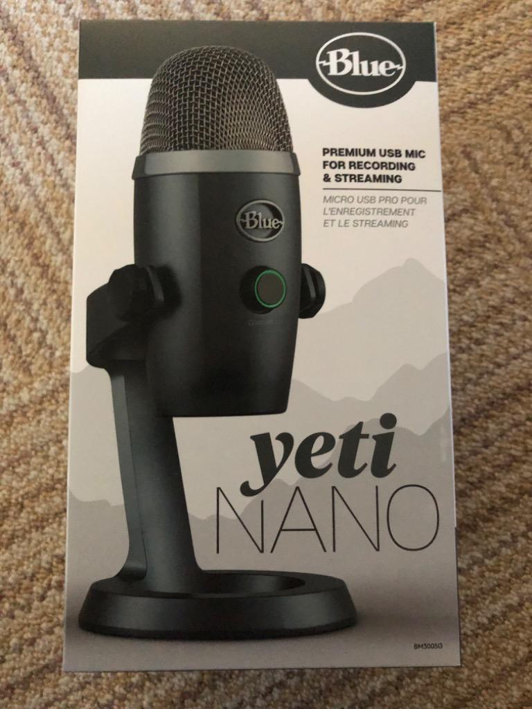 USB コンデンサー マイク Logicool G Blue Yeti Nano BM300SG シャドー