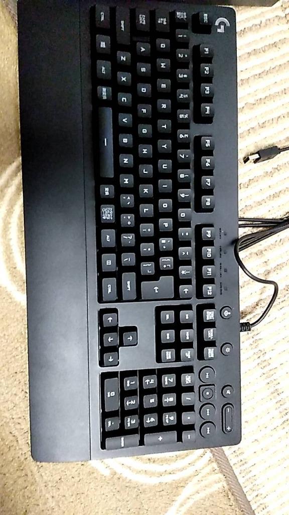 ゲーミング キーボード Logicool G 有線 G213r パームレスト 日本語