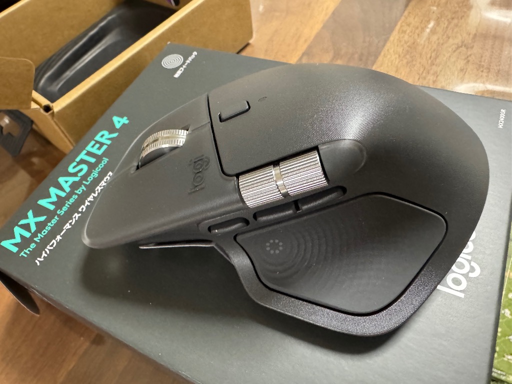 ロジクール MX MASTER 4 アドバンスド ワイヤレス マウス MX2400GR