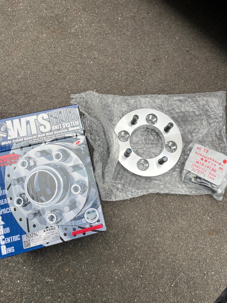 Kics キックス ハブ56付 ワイドトレッドスペーサー 20mm 4H 100 M12-P1