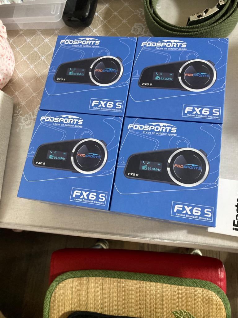 バイク インカム 正規品 FODSPORTS FX6S 1台セット 最大6人同時接続可能 Bluetooth5.0搭載 FM機能搭載 メーカー保証1年付  :FD-1015:天王洲バイク倶楽部 - 通販 - Yahoo!ショッピング