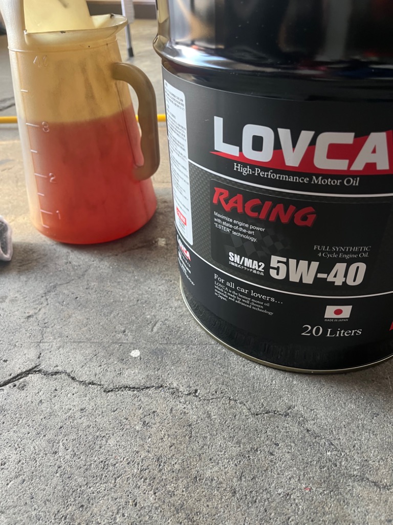 エンジンオイル 5W-40□LOVCA RACING 5W-40 20L SN/MA2□実力主義 宣伝広告なしで前年比売上182％を達成 エステル× PAO日本製□100％化学合成油ラブカ□LR540-20 : lr540-20 : LOVCAオイル - 通販 - Yahoo!ショッピング