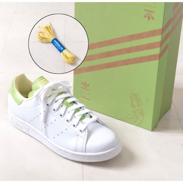 adidas DISNEY TIANA STAN SMITH アディダス ディズニー プリンセスと魔法のキス ティアナ スタンスミス FTWR  WHITE/PANTONE/PANTONE hp5578