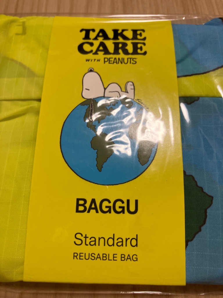 BAGGU メール便 送料無料 PEANUTS スタンダードバグゥ エコ