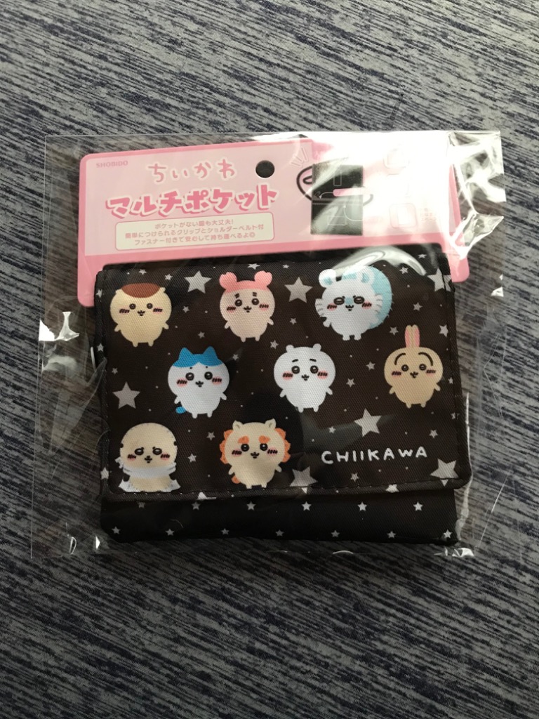 ちいかわ BK ショルダー付 マルチポケット ハチワレ ラッコ