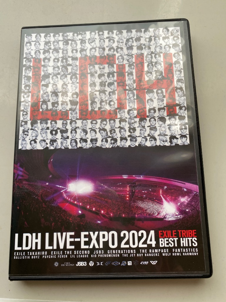 LDH EXPO /EXILE TRIBEライブDVD 2枚組 LDH LIVE-EXPO 2024 EXILE TRIBE BEST HITS DVD [DD0222-007