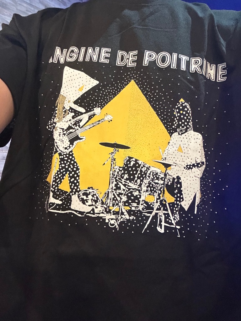アンジーヌ・ド・ポワトリーヌ Tシャツ ブラック Angine de Poitrine