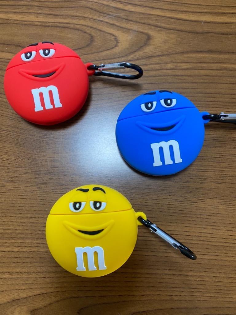 M&Ms AirPods AirPodsPro シリコン ケース カラビナ付き エアポッズ