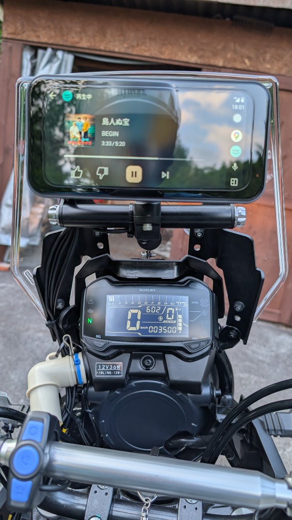 値下げ【7インチ】モーターサイクル用スマートモニター 前後カメラ TPMS付き 値下げ【7インチ】モーターサイクル用スマートモニター 前後