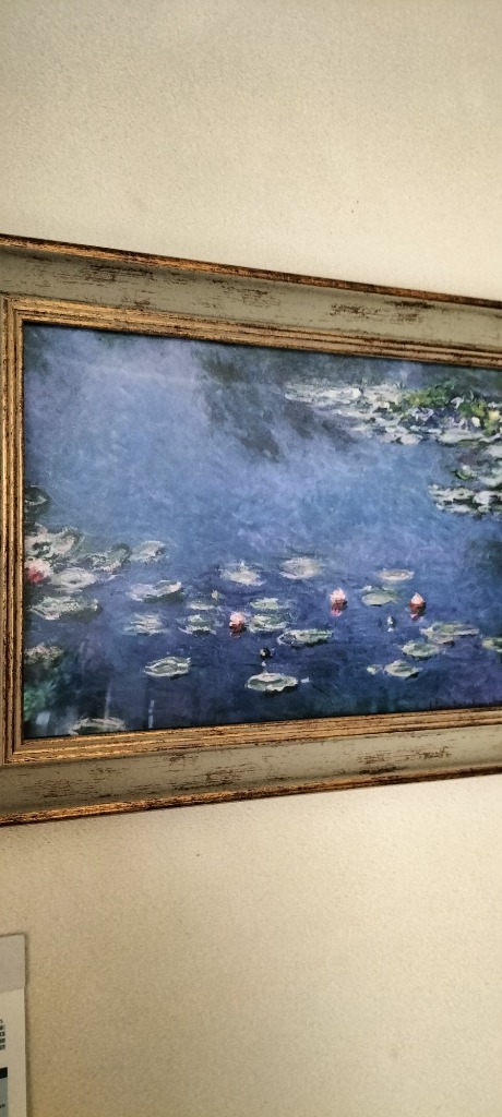 【ポスター】Monet モネ 睡蓮 (A1サイズ) モネ、ピカソ 睡蓮 海外ポスターA1サイズ Monet bis Picasso