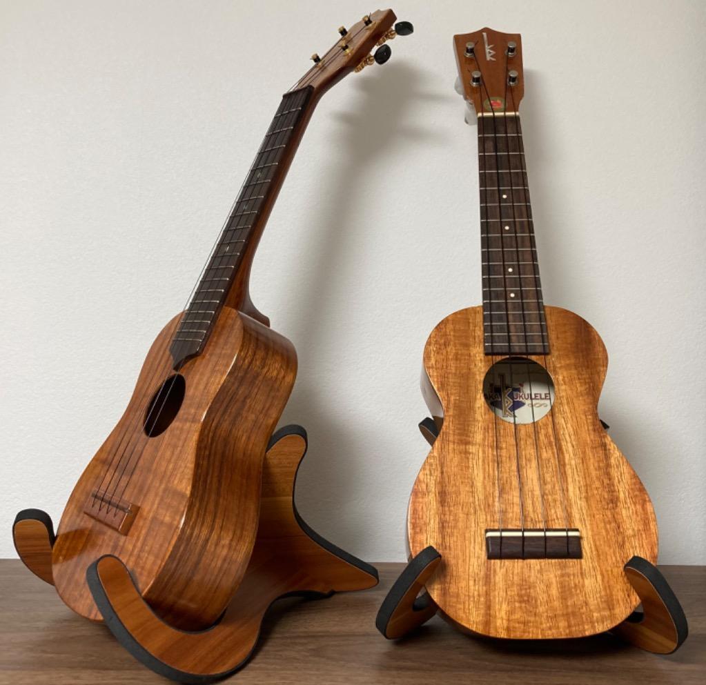 かわいい～！」 ウクレレスタンド ウクレレ スタンド 木製 ミニギター バイオリン
