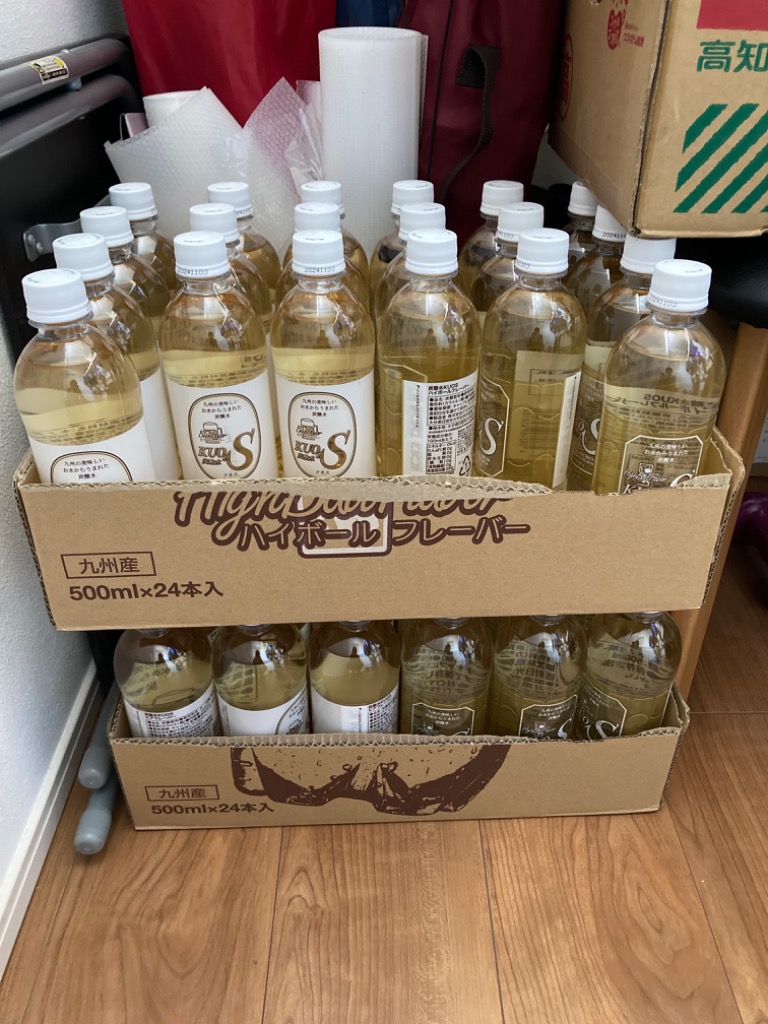 クオス 強炭酸水 ハイボールフレーバー メーカー直営店 500ml×24