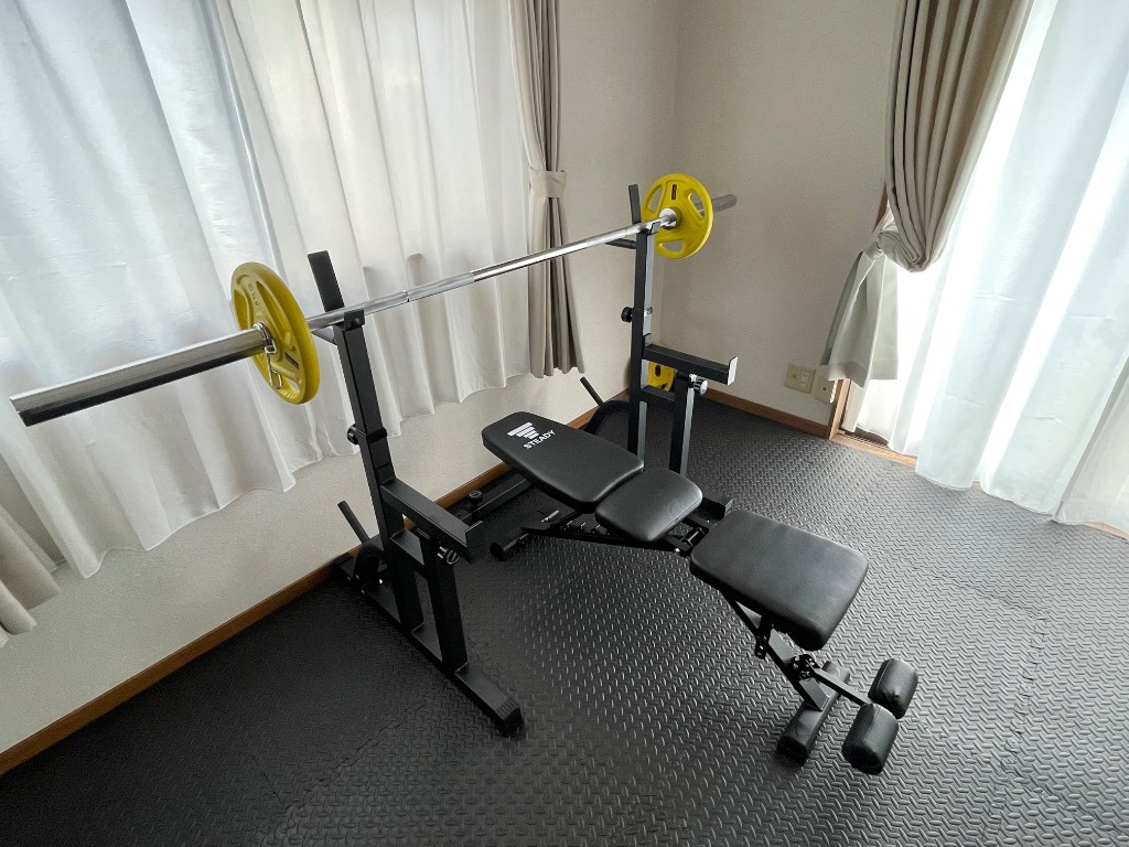 STEADY バーベルスタンド ベンチプレス トレーニングベンチ
