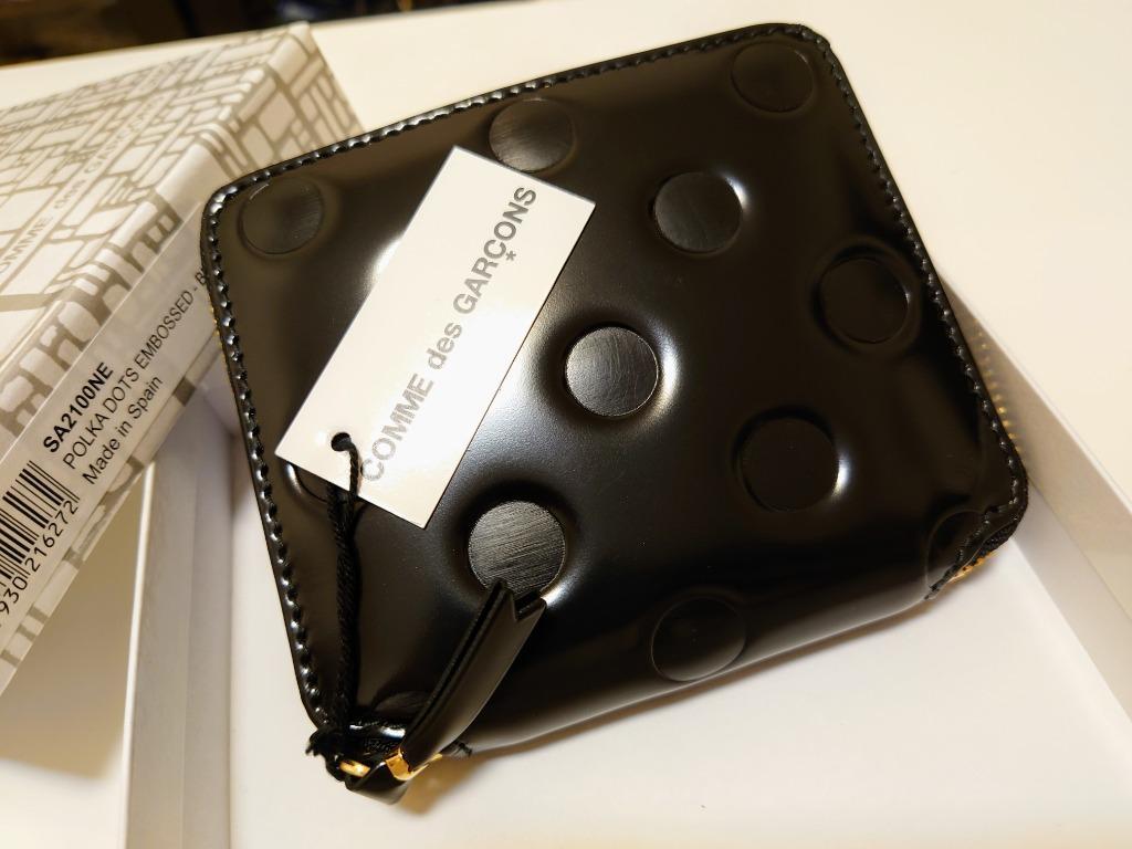 ［超美品］COMME des GARÇONS ブラック レザー 財布　ファスナー 楽天市場】【10％OFFクーポン対象】コムデギャルソン COMME DES