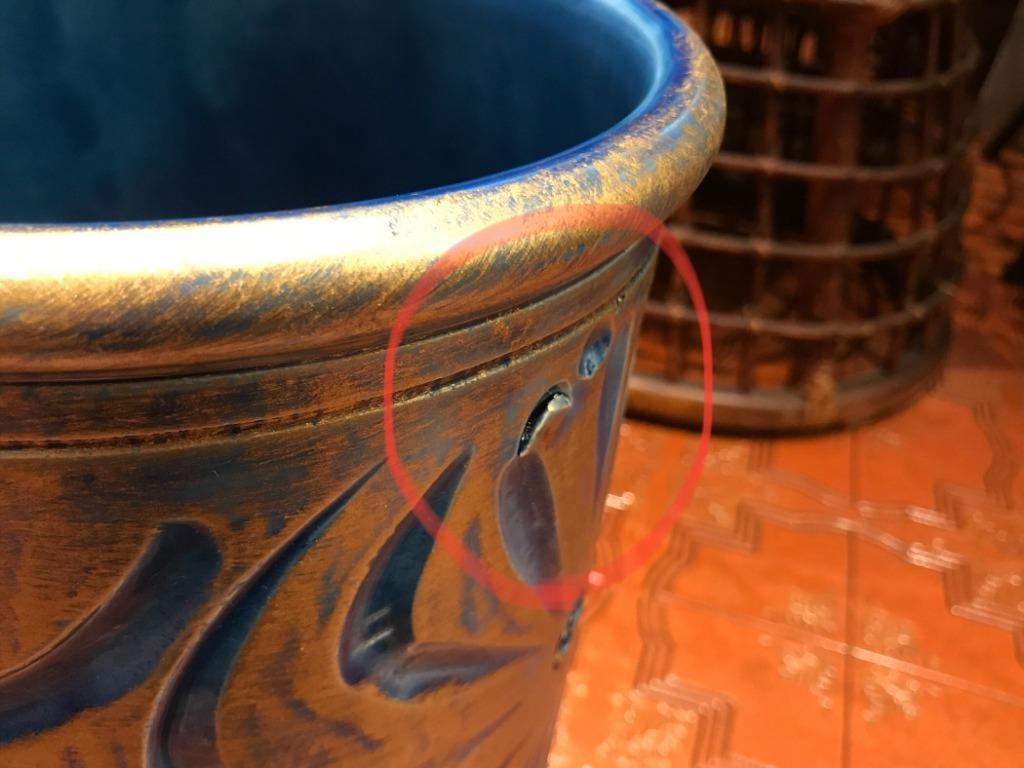 イタリア製 陶器 傘立て スリム/ アンブレラスタンド 傘 傘たて
