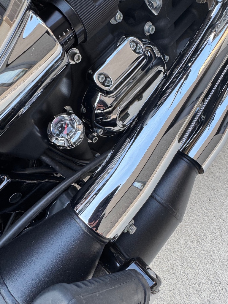 バイク油温計オイルプラグ温度ゲージハーレーソフテイルブレイク