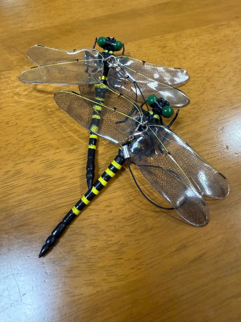 2個セット☆12cm/オニヤンマ虫除け おにやんま リアルトンボ君虫 2個セット☆12cm/オニヤンマ虫除け おにやんま リアルトンボ君虫