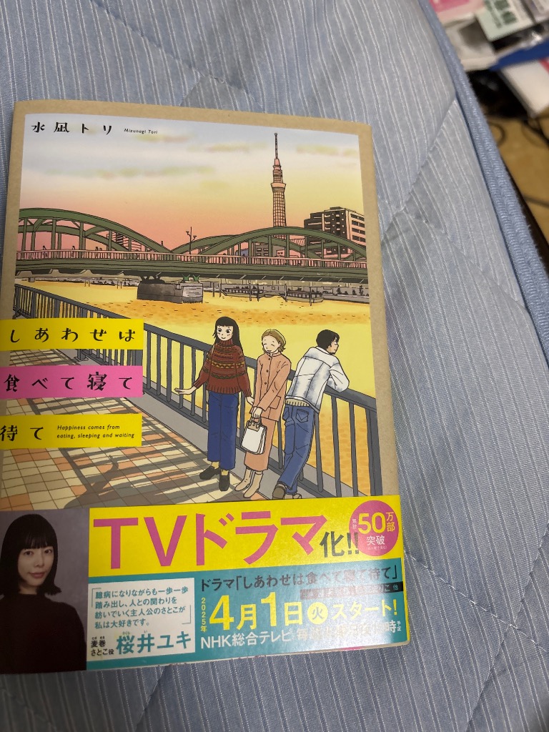 しあわせは食べて寝て待て 4巻 水凪トリ 秋田書店 初版 帯付き