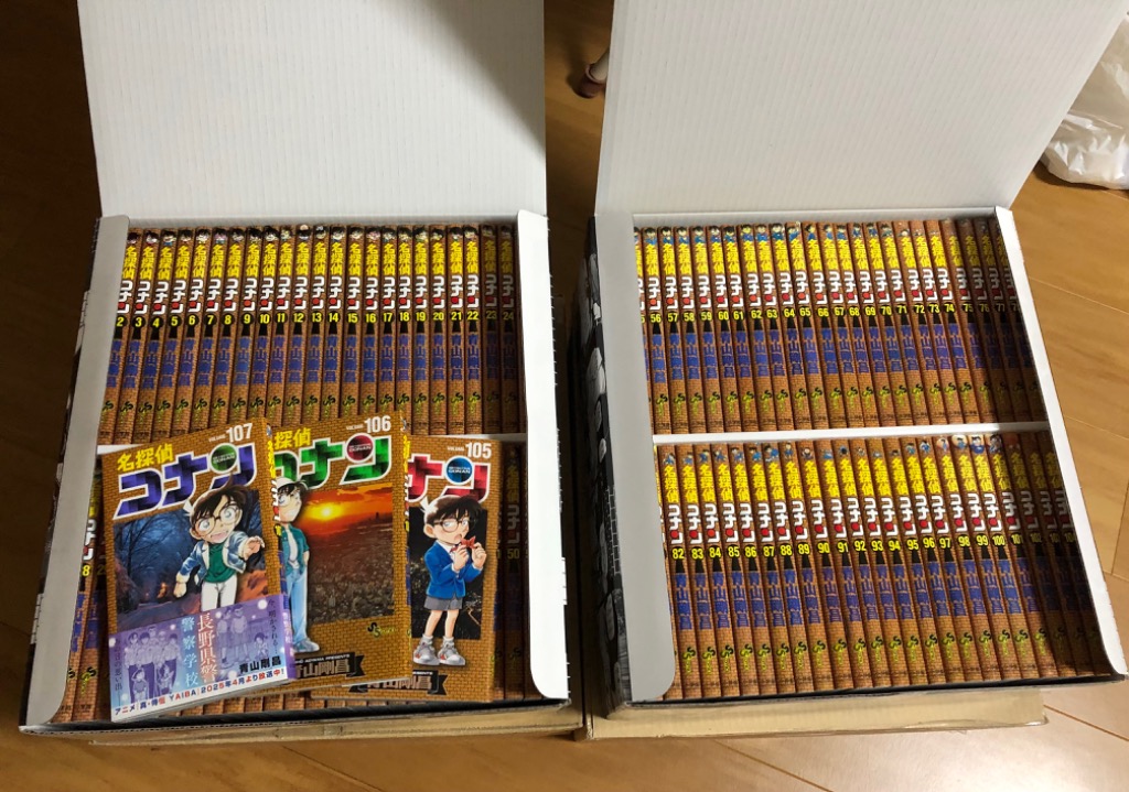 新品]名探偵コナン (1-107巻 最新刊) +100巻記念オリジナル収納