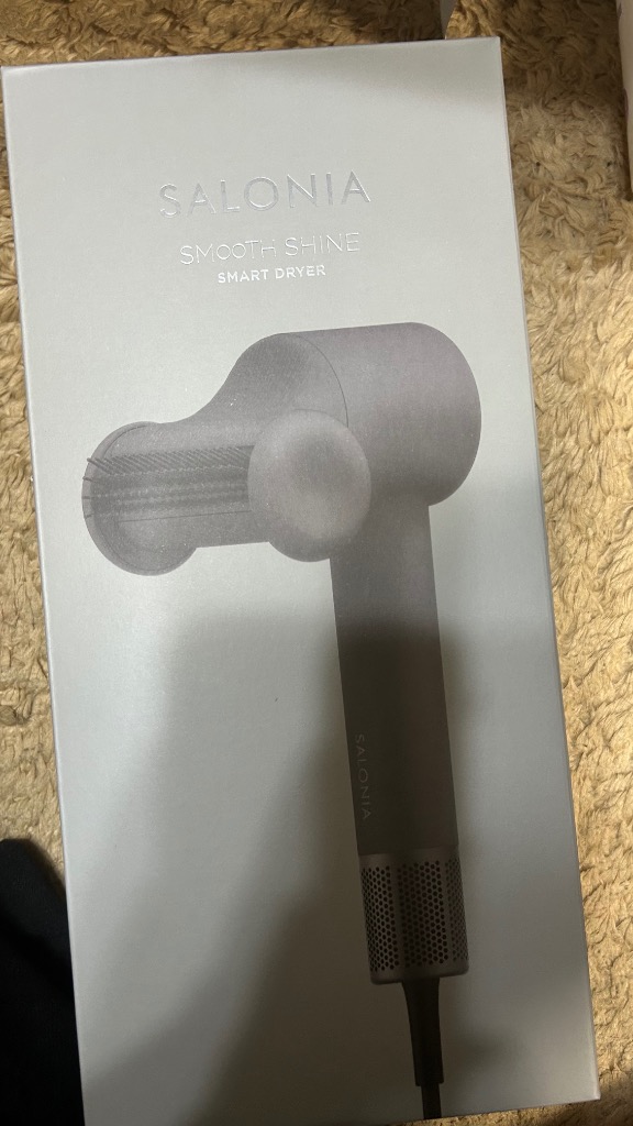 正規品取扱店】SALONIA スムースシャイン スマートドライヤー グレー