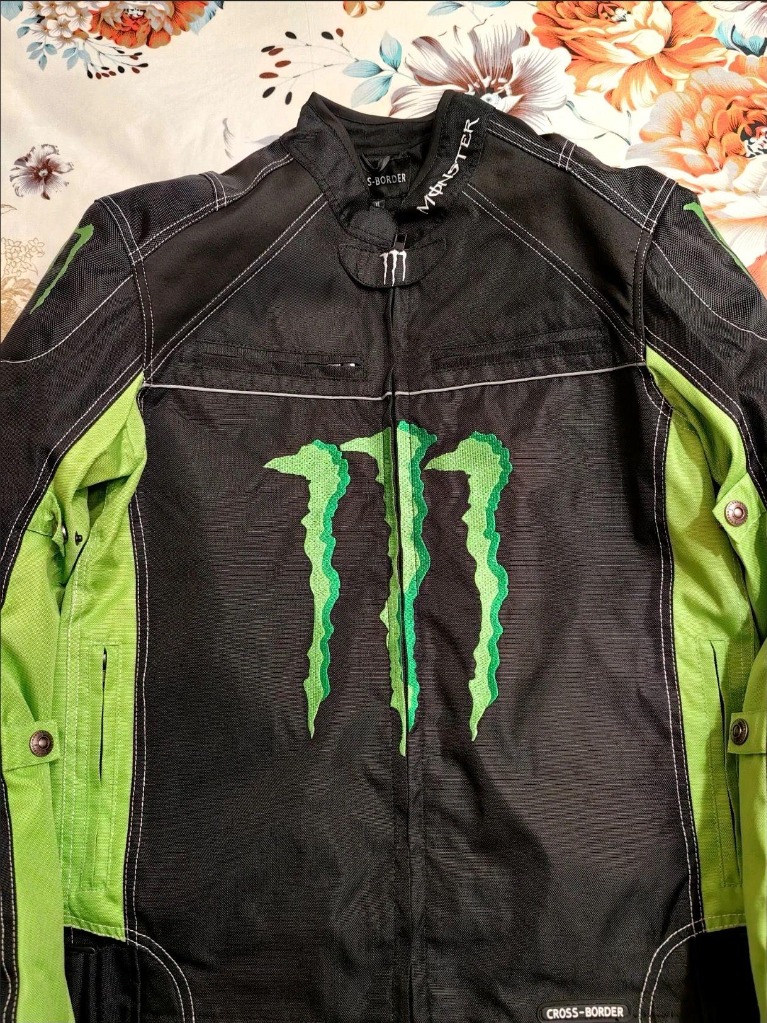 モンスター エナジー バイクパンツ ジャケット 上下セット 防風