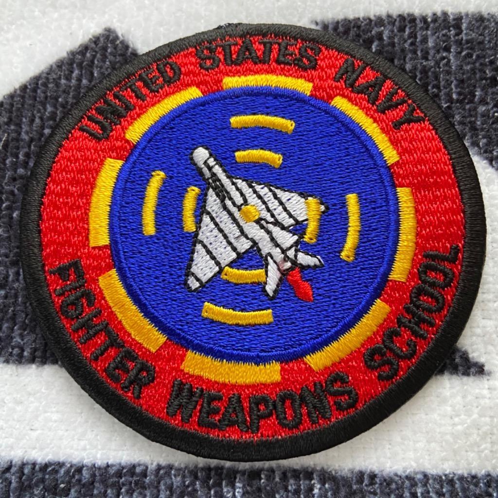 TOP GUN サバゲー 刺繍 ミリタリーワッペン NFWS 海軍戦闘兵器学校 エンブレム トップガン アイロン接着 :5349-m:ワッペン通販  WappenCook - 通販 - Yahoo!ショッピング