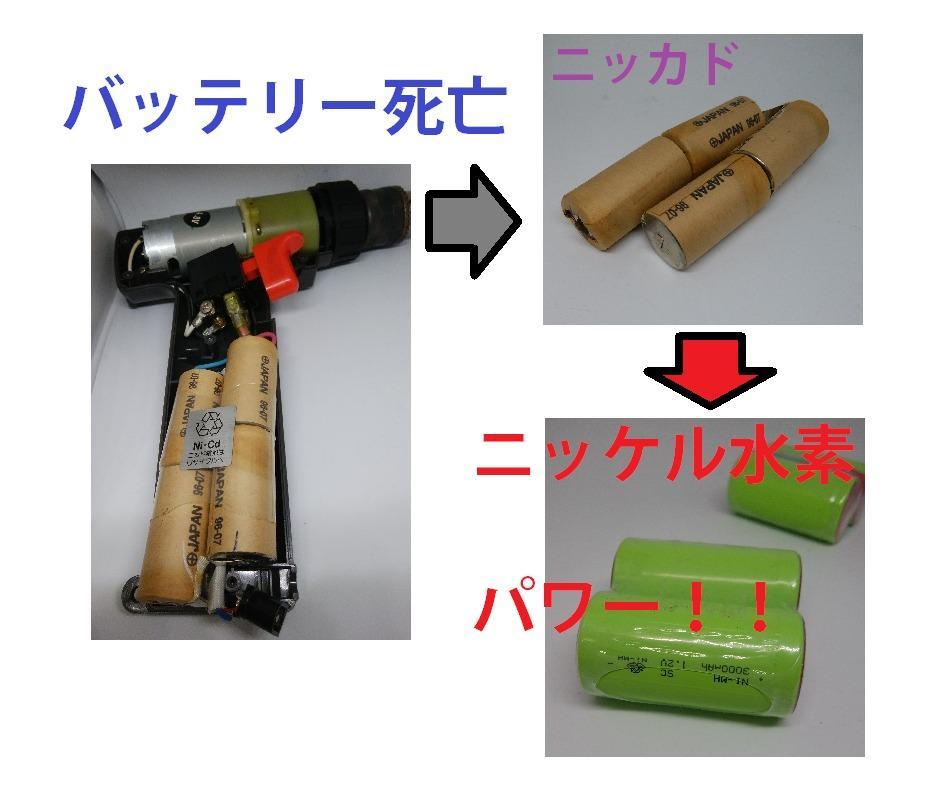 22.5x43mm NI-MH Sub-C SC ニッケル水素 ミニ単2 サブC セル エアガン 電動ガン ドライバー ドリル 工具 掃除機 充電池  バッテリー :202101022031:マーケット - 通販 - Yahoo!ショッピング