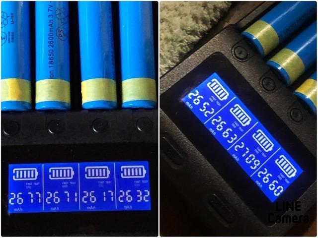 モバイルバッテリー 2600ｍAh 18650バッテリー用 ケース 黒 開店記念セール！