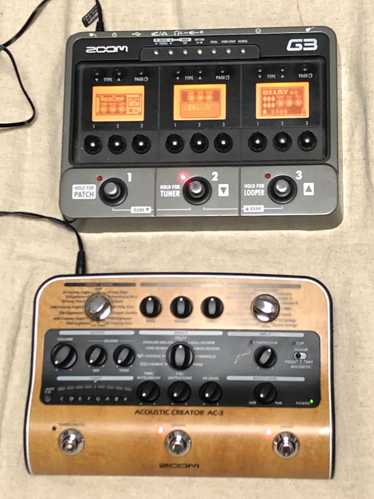 プリアンプ ズーム ZOOM AC-3 Acoustic Creator プリアンプ