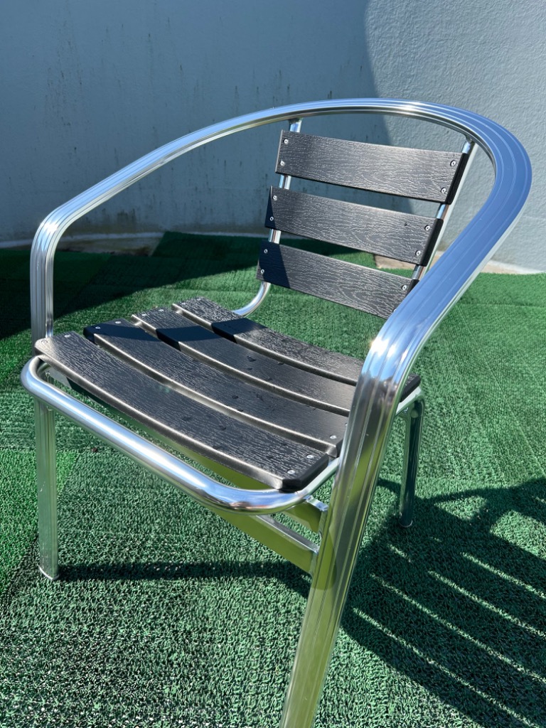 ダルトン　ALUMINUM CAFE CHAIR BLACK DULTON ONLINE SHOP | ALUMINUM CAFE CHAIR: ファニチャー