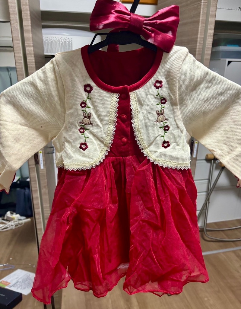 ◆美品◆BeBe  刺繍ワンピース　110 入園式　卒園式　発表会 masamasa777_ccw152