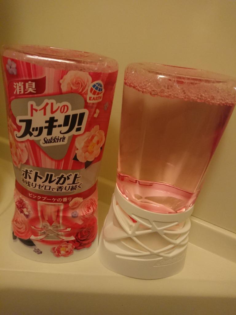 トイレ 消臭剤 芳香剤 1個 アース製薬 トイレ用置き型 フローラルソープの香り 400ml トイレのスッキーリ