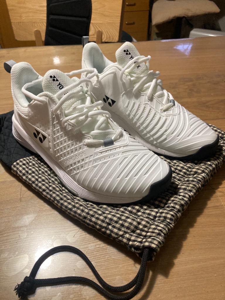 ヨネックス パワークッション ソニケージ　ワイド　GC ホワイト　27センチ YONEX ヨネックス テニスシューズ パワークッションソニケージ3