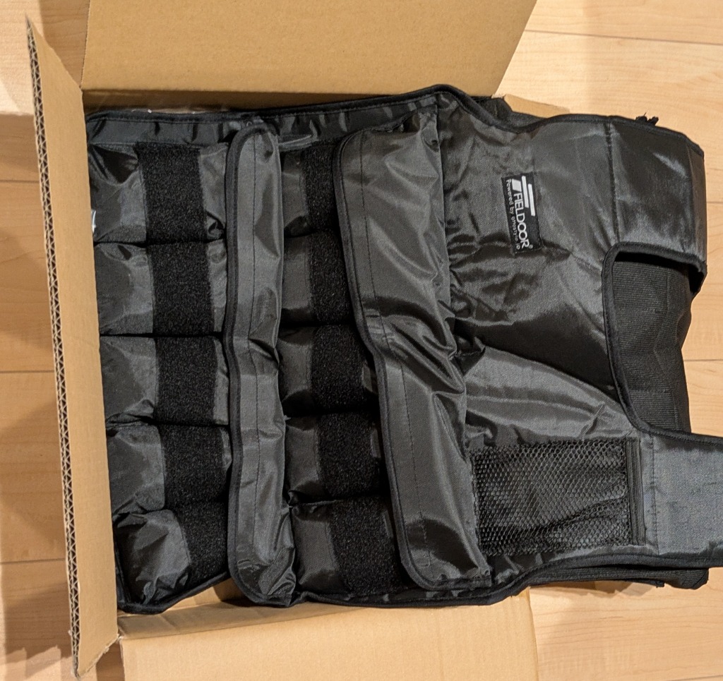 FIELDOOR（フィールドア） ウェイトベスト 20kg ウエイトベスト ベスト
