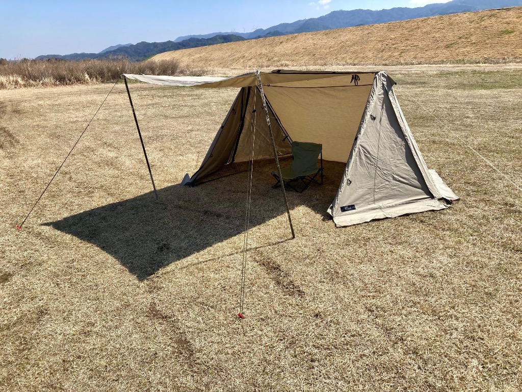 FIELDOOR パップテント 難燃 TC ポリコットン 一人用 ソロ FIELDOOR パップテント 難燃 TC ポリコットン 一人用 ソロ