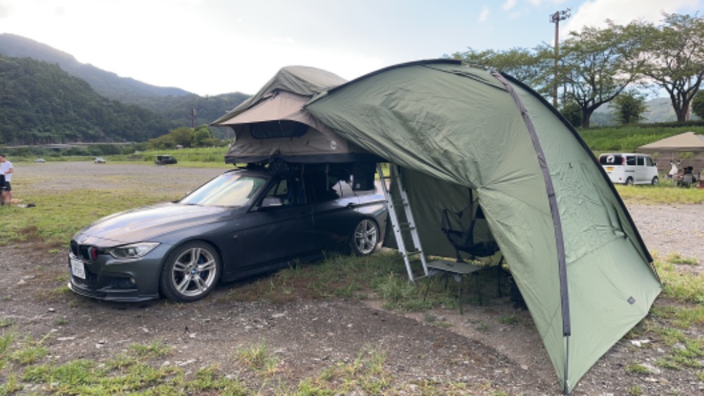 FIELDOOR ヤフー1位 カーサイドタープ 330cmx350cm シェルター型
