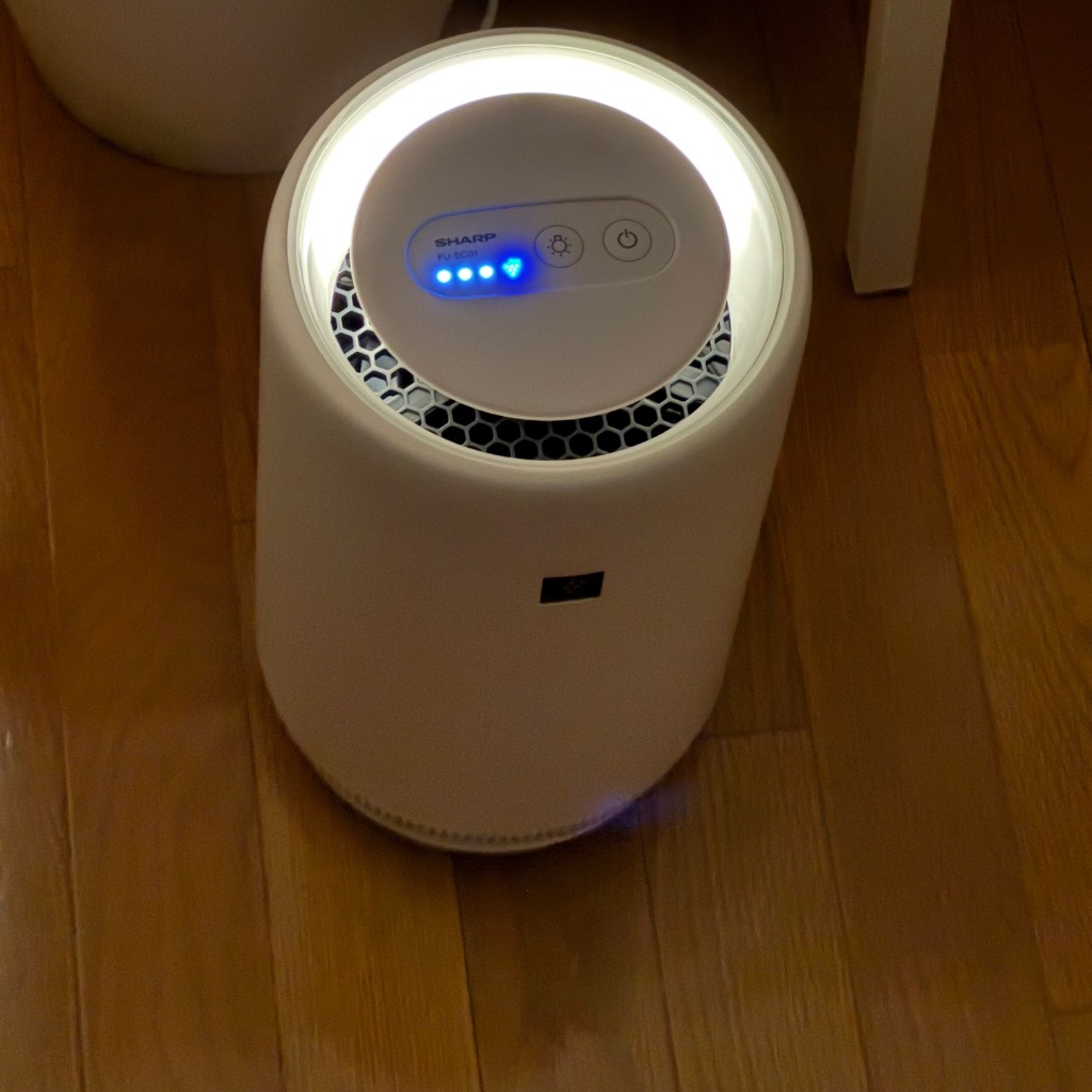 空気清浄機 シャープ FU-SC01-W プラズマクラスター7000 ホワイト系