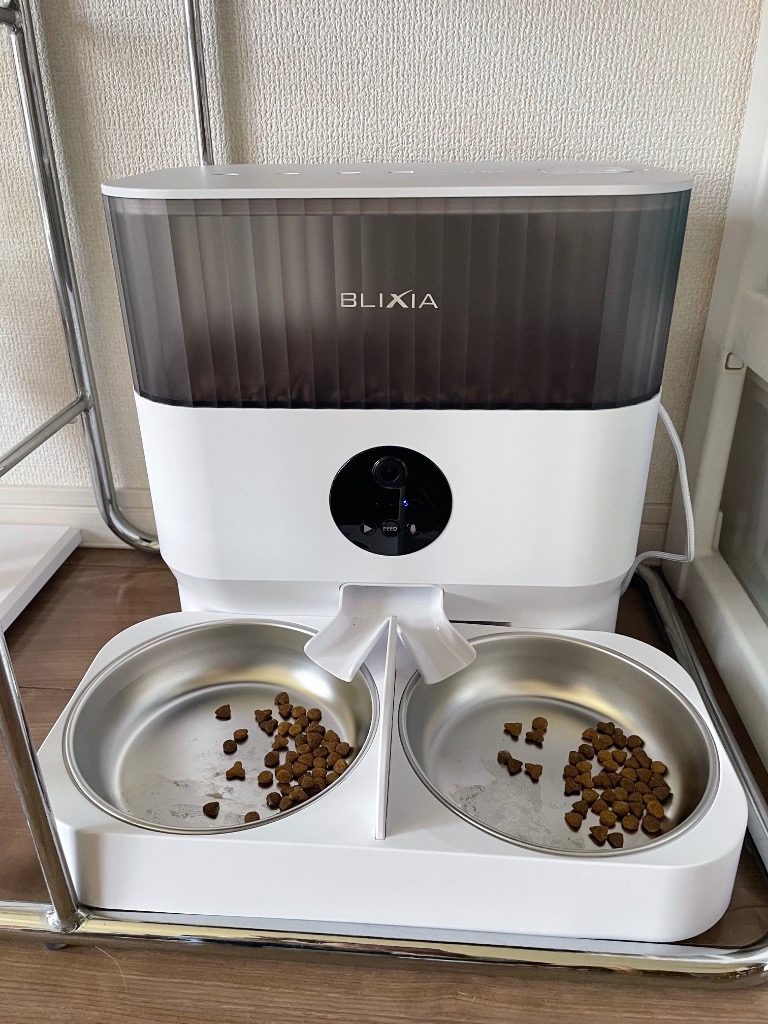 自動給餌器 猫 カメラ付き多頭飼い 犬 Wi-Fi接続 ペット