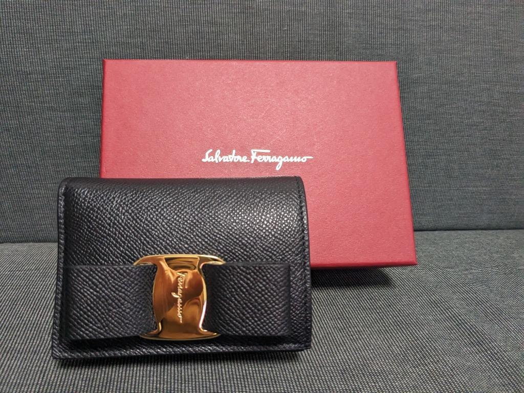 FERRAGAMO フェラガモ 2つ折り財布 小銭入れ付き レディース FERRAGAMO フェラガモ 2つ折り財布 小銭入れ付き レディース