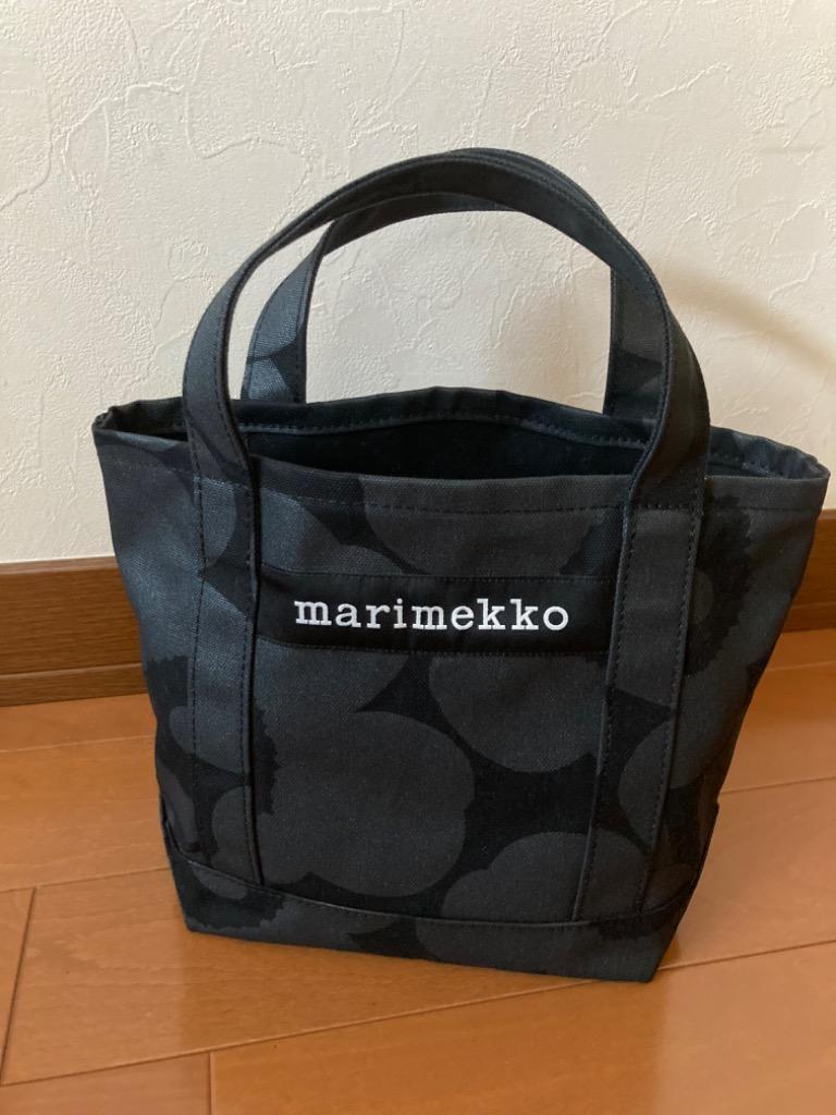 マリメッコ marimekko トートバッグ SEIDI WX PIENI UNIKKO ブラック