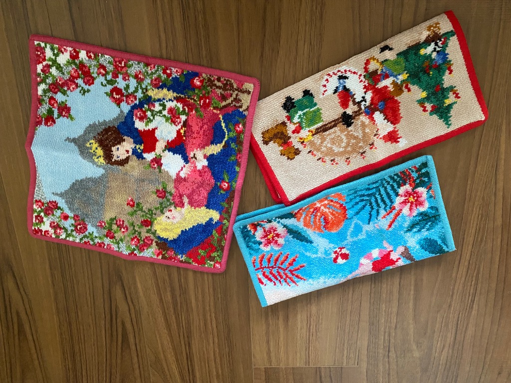 【未使用品】FEILER ハンカチ4枚+ミニポーチセット feiler（フェイラー） ハンカチ ハンドタオル 25cm 母の日 プチギフト