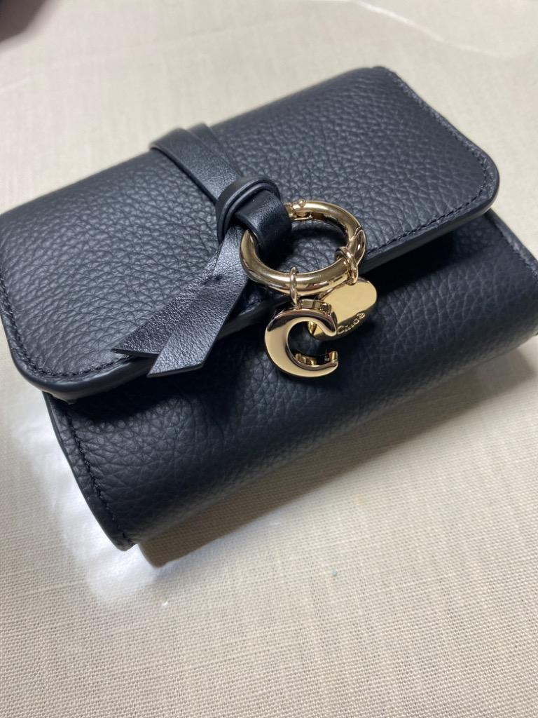 Chloe クロエ 3つ折り財布 小銭入れ付き ALPHABET レディース