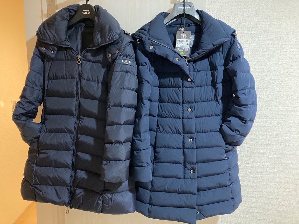 試着新品Cape Horn ネイビー ダウンジャケット44　サンタクルス CAPEHORN（ケープホーン） ダウンコート SANTACRUZ サンタクルス