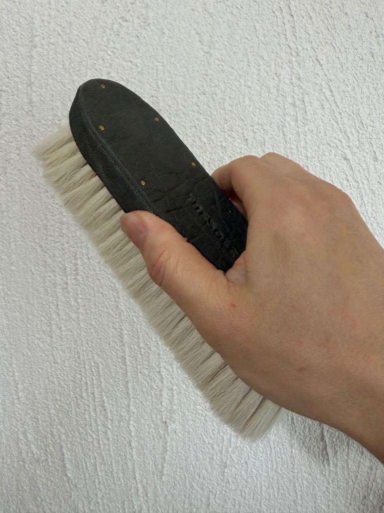 ザソール THE SOLE 洋服ブラシ 山羊毛 象革洋服ブラシ ケアブラシ tsb