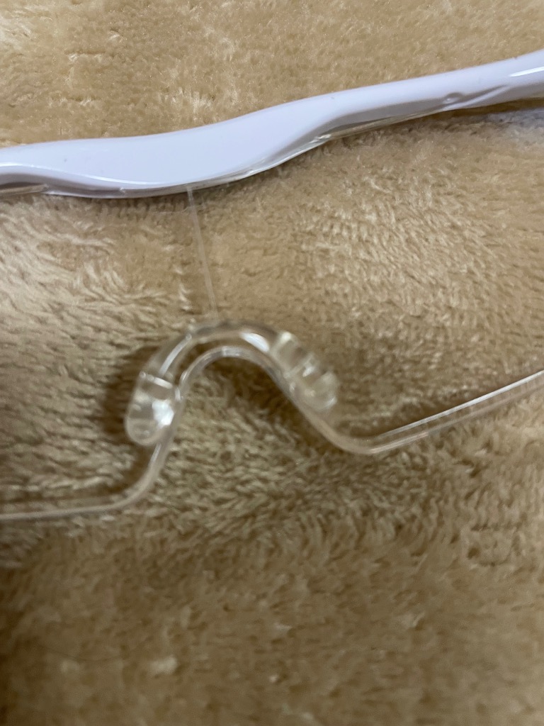 普通郵便で発送◇現行ハズキルーペ交換用鼻パッド2個◇純正 現行