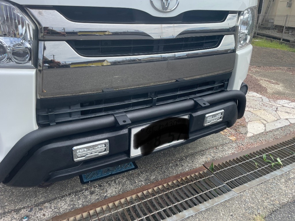 黒ゲルコート】TRD用フロントスポイラー バンパーガード（FRP製