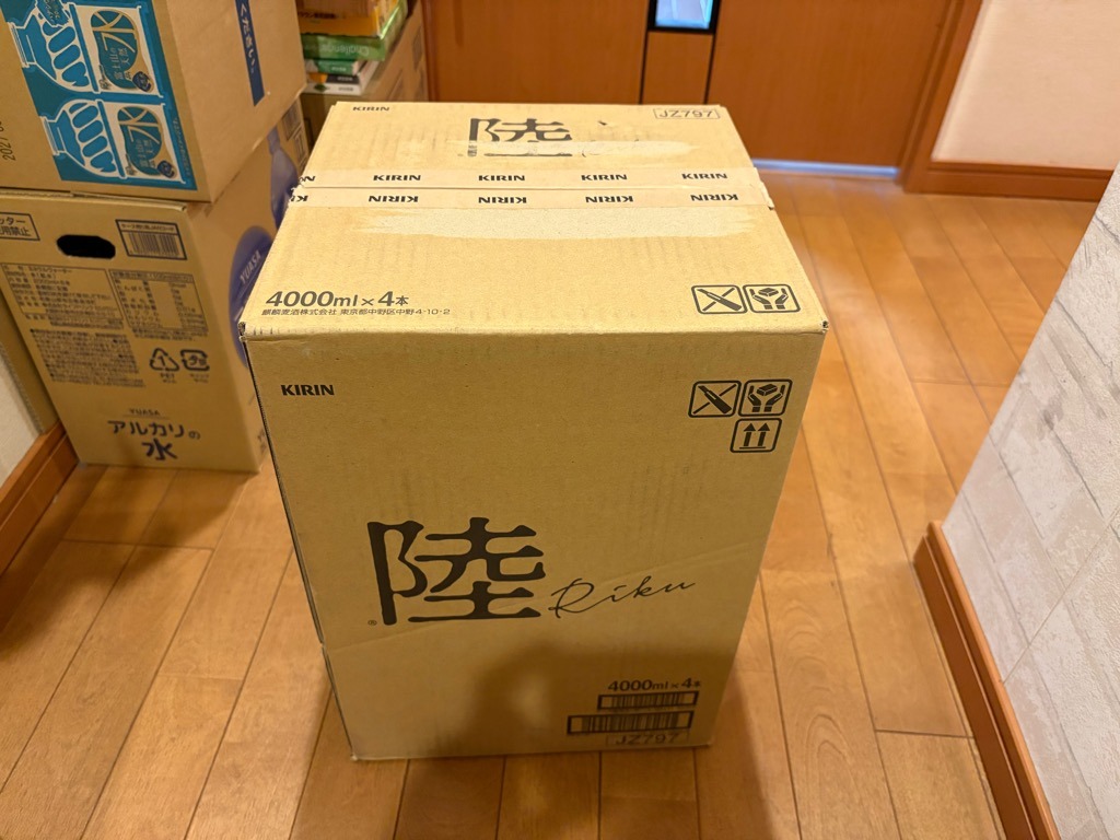 キリン 送料無料 ウイスキー 陸 4L 4000ml ペット 1ケース 4本