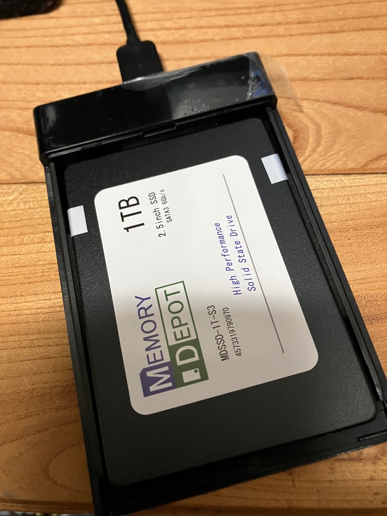 1TB SSD 2.5インチ SATA3 TLCメモリーセル採用 アルミ合金筐体 内蔵SSD