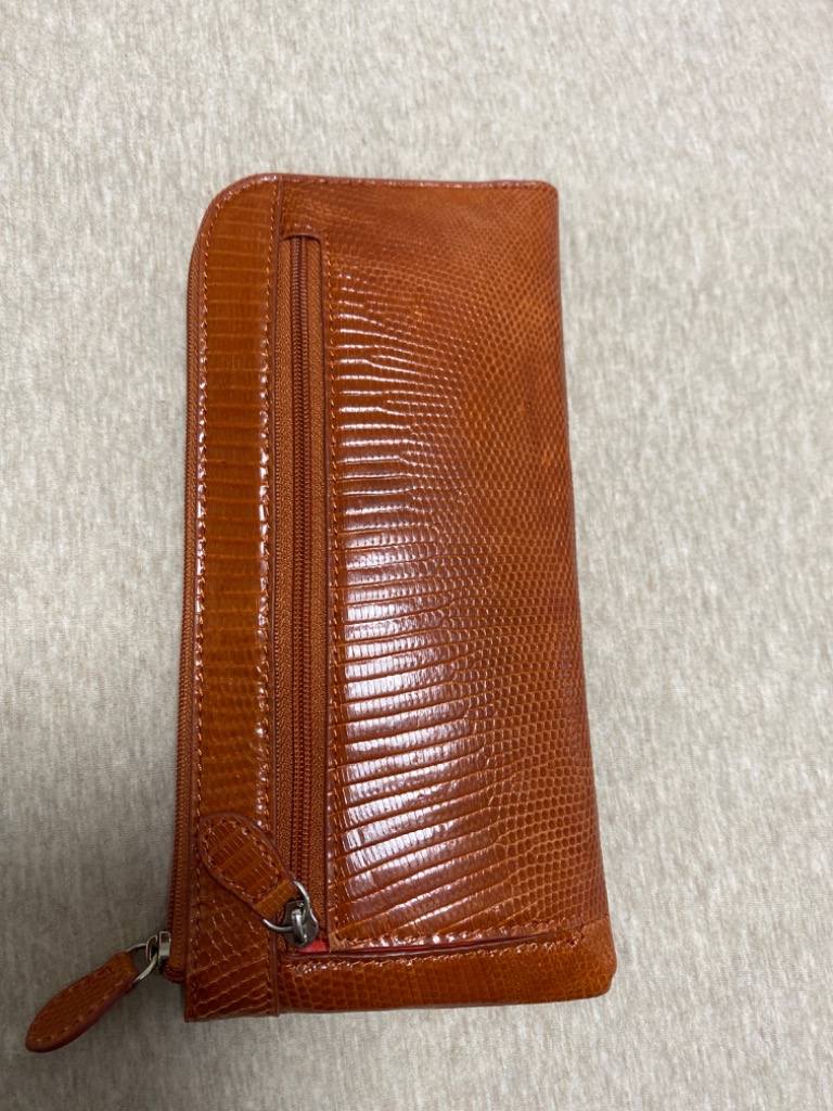 マニフォールド 長財布　OWA-21 リザード Maturi JAPAN 財布 リザードレザー パッチワーク ラウンド